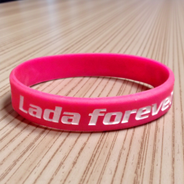 LADA FOREVER szilikon karkötő, pink LADA FOREVER szilikon karkötő, pink